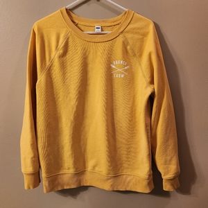 *SOLD* Old Navy yellow brunch crew sweatshirt, women's small